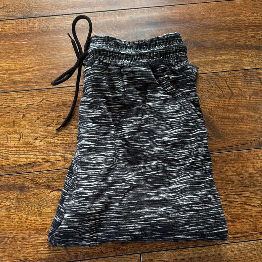 Black and Gray Jogger Pants